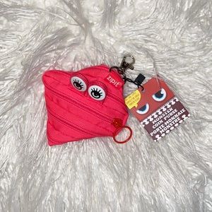 BNWT Neon Pink Zipit Monster Coin Pouch Wallet